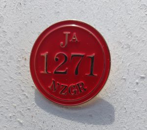 Badge - Ja1271 Smoke Box Number Plate