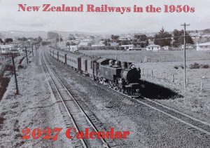 2027 New Zealand Railways in the 1950s Wall Calendar
